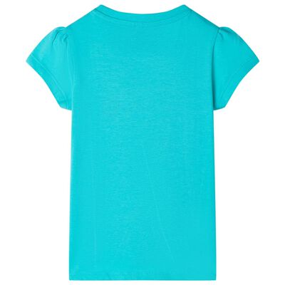 Camiseta infantil verde menta 140