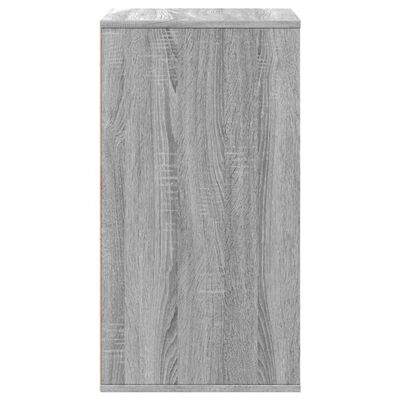 vidaXL Cajonera de esquina madera ingeniería gris Sonoma 60x41x76 cm