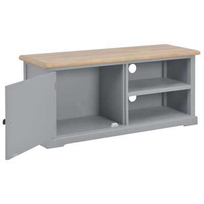 vidaXL Mueble para TV de madera gris 90x30x40 cm