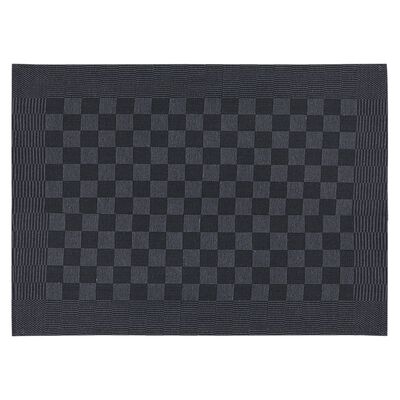 vidaXL Paños de cocina 20 uds algodón negro y gris 50x70 cm