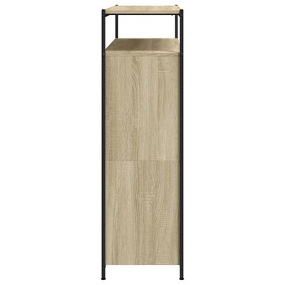 vidaXL Mueble zapatero 4 cajones abatibles roble Sonoma 100x34x112 cm