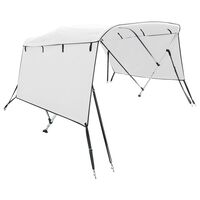 vidaXL Toldo bimini 3 arcos con paredes laterales 183x(137-152)x137 cm