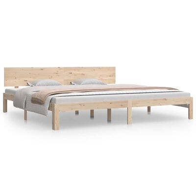 vidaXL Estructura de cama sin colchón madera maciza de pino 200x200 cm