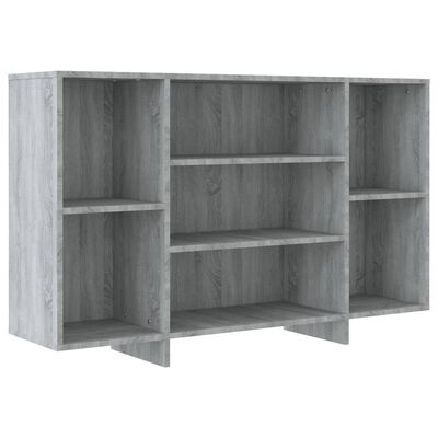 vidaXL Aparador de madera de ingeniería gris Sonoma 120x30x75 cm