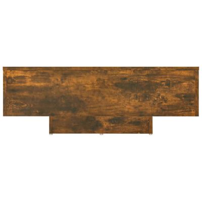 vidaXL Mesa de centro madera contrachapada roble ahumado 85x55x31 cm