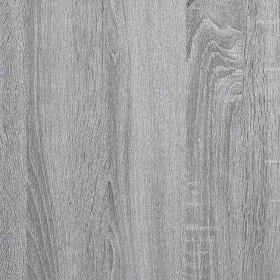 vidaXL Armario de baño madera de ingeniería gris Sonoma 33x33x120,5 cm