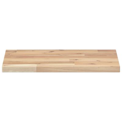 vidaXL Estantes flotantes 4 uds madera acacia sin tratar 60x30x2 cm