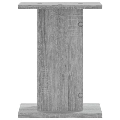 vidaXL Soportes para plantas 2 uds madera gris Sonoma 30x30x40 cm