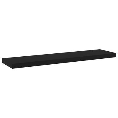 vidaXL Estantes para estantería 8 uds contrachapada negro 40x10x1,5cm