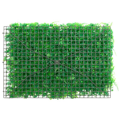  vidaXL Valla de hojas de helecho artificial 6 uds verde 40x60 cm