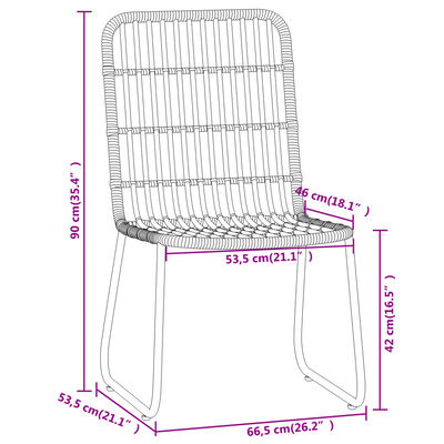 vidaXL Juego de comedor para jardín 5 piezas color roble