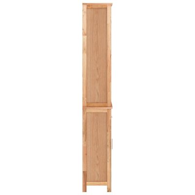 vidaXL Mueble de baño madera maciza de nogal 42x29x182 cm