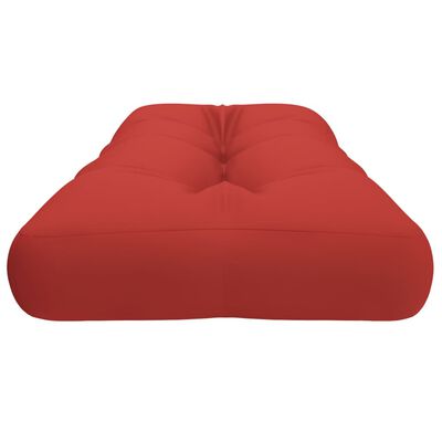 vidaXL Cojín para sofá de palets de tela rojo 120x40x12 cm