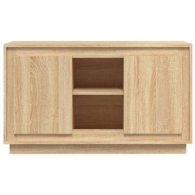 vidaXL Aparador de madera contrachapada roble Sonoma 102x35x60 cm