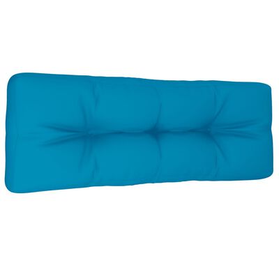 vidaXL Cojín para sofá de palets de tela azul claro 120x40x12 cm