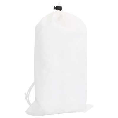 vidaXL Red de camuflaje con bolsa de almacenamiento blanco 412x144 cm