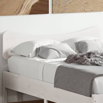 vidaXL Cabecero de cama madera maciza de pino blanco 120 cm