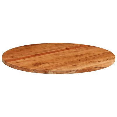 vidaXL Tablero de mesa redondo madera maciza de acacia Ø90x2,5 cm