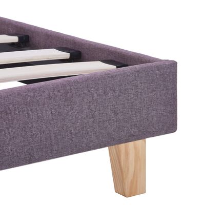 vidaXL Estructura de cama sin colchón tela gris taupe 180x200 cm