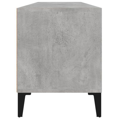 vidaXL Mueble de TV madera contrachapada gris hormigón 100x34,5x44,5cm