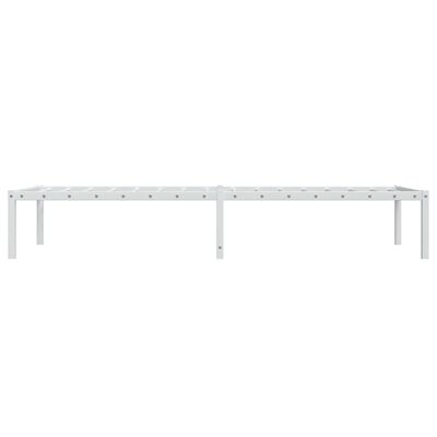 vidaXL Estructura de cama de metal blanco 80x200 cm