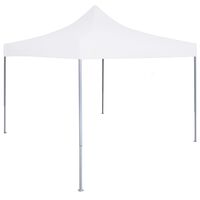 vidaXL Carpa plegable profesional acero blanco 3x3 m