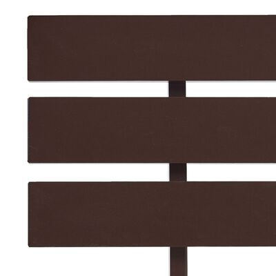 vidaXL Estructura cama sin colchón madera pino marrón oscuro 160x200cm