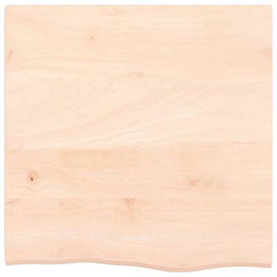 vidaXL Encimera de baño madera maciza sin tratar 60x40x2 cm