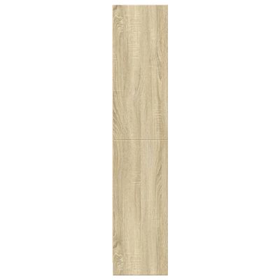 vidaXL Estantería madera de ingeniería roble Sonoma 57x28,5x107,5 cm