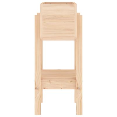 vidaXL Jardinera madera maciza de pino 62x30x69 cm