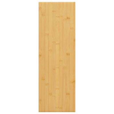 vidaXL Estante de pared de bambú 60x20x1,5 cm