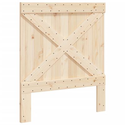 vidaXL Cabecero de madera maciza de pino 90x104 cm