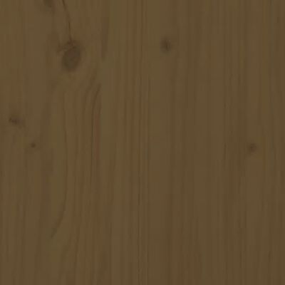 vidaXL Aparador alto madera maciza de pino marrón miel 83x41,5x100 cm