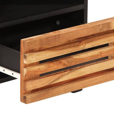 vidaXL Mesitas de noche 2 uds madera maciza de acacia 40x34x46 cm