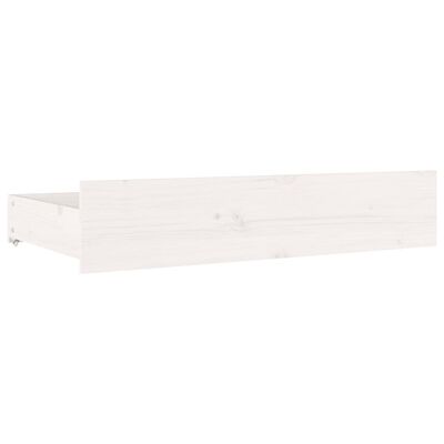 vidaXL Estructura de cama con cajones blanco 150x200 cm
