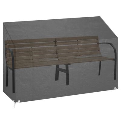 vidaXL Fundas bancos jardín 2 uds 8 ojales polietileno 190x70x70/88 cm