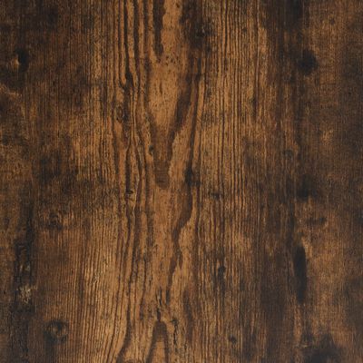 vidaXL Zapatero madera de ingeniería roble ahumado 100,5x28x100 cm