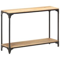 vidaXL Mesa consola de madera maciza de mango 110x30x75 cm