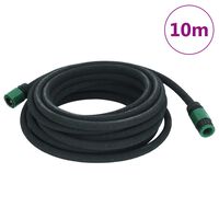 vidaXL Manguera porosa para jardín caucho negro 16 mm 10 m