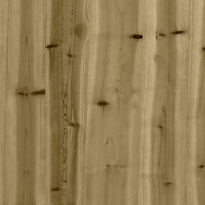 vidaXL Jardinera de madera de pino impregnada 90x31x31 cm