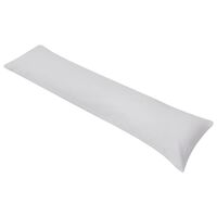 vidaXL Almohada corporal para dormir de lado 40x145 cm gris