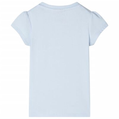 Camiseta infantil azul claro 104