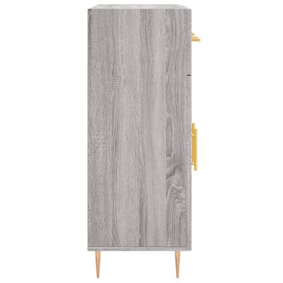 vidaXL Aparador de madera de ingeniería gris Sonoma 69,5x34x90 cm