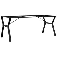 vidaXL Patas de mesa comedor estructura Y hierro fundido 180x80x73 cm