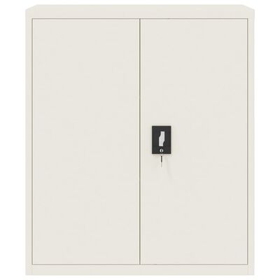 vidaXL Armario archivador de acero blanco 90x40x105 cm