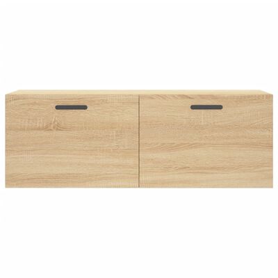 vidaXL Armario de pared madera ingeniería roble Sonoma 100x36,5x35 cm