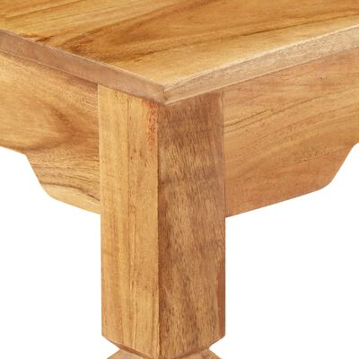 vidaXL Mesa consola de madera maciza de acacia 100x40x76 cm