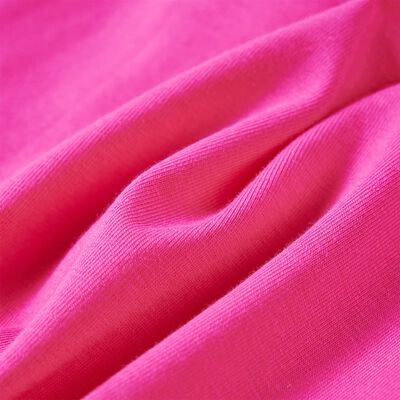 Camiseta infantil de manga larga rosa oscuro 140