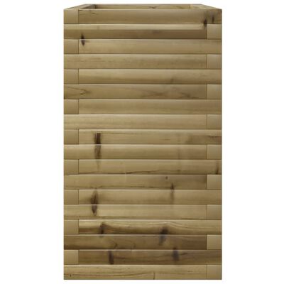 vidaXL Jardinera madera de pino impregnada 110x40x72,5 cm