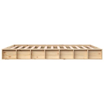 vidaXL Estructura de cama de madera maciza 140x200 cm